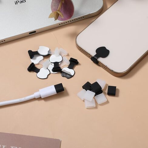 20 قطعة من سدادات الغبار ذاتية اللصق من النوع C، غطاء غطاء USB-C، غطاء منفذ الشحن من النوع C متوافق مع أي قابس غبار لمنافذ شحن USB-C in Kuwait