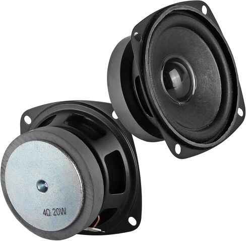 2PCS 3"4Ohm 20W Full Range Audio Speaker Stereo Woofer Loudspeaker for Arduino DIY Waterproof HiFi Woofer Speaker Car Audio Subwoofer Stereo Systems in Saudi Arabia