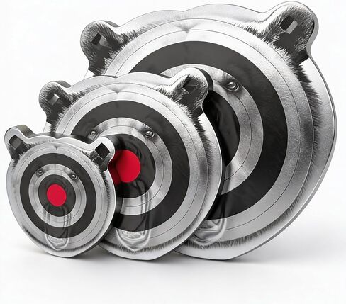 هدف رماية فولاذي سميك AR500 بسمك 1/2 بوصة - هدف معدني بصورة ظلية مقطوعة بالليزر مع دقة التصوير in Kuwait