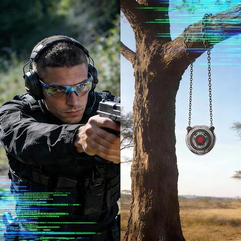 هدف رماية فولاذي سميك AR500 بسمك 1/2 بوصة - هدف معدني بصورة ظلية مقطوعة بالليزر مع دقة التصوير in Kuwait