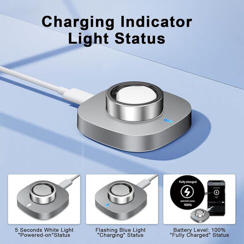 Charger Compatible with Aura-Ring Gen 3-Size 9,Fast Safe Charging Dock with USB-C Cable for Smart Ring in Saudi Arabia