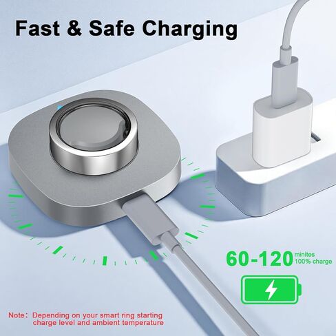 Charger Compatible with Aura-Ring Gen 3-Size 9,Fast Safe Charging Dock with USB-C Cable for Smart Ring in Saudi Arabia