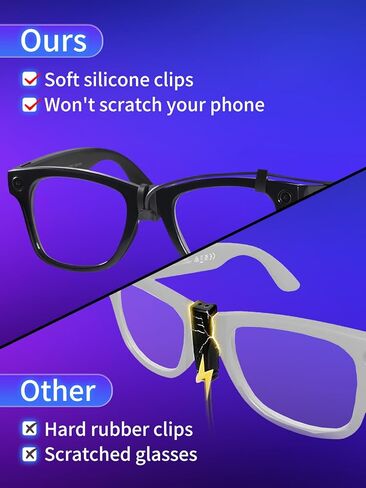 Charging Cable for Ray-Ban Meta Wayfarer/Skyler/Headliner Gen 2, RayBan Accessories, 4.92ft Type-C Charging While Using, Tangle-Free Cable, Portable for Travel/Car/Phone/Laptop/Power Bank Charging in Saudi Arabia
