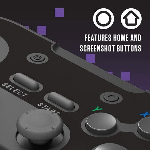 Retro-Bit Legacy 16 Wireless 2.4GHz Controller for SNES, Switch, PC, MacOS, RetroPie, Raspberry Pi and Other USB Devices - Onyx in Saudi Arabia