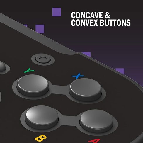 Retro-Bit Legacy 16 Wireless 2.4GHz Controller for SNES, Switch, PC, MacOS, RetroPie, Raspberry Pi and Other USB Devices - Onyx in Saudi Arabia