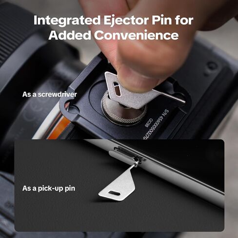 حافظة بطاقات الذاكرة CreateMate من PGYTECH لبطاقات SD/Micro SD/CFA/CFB/XQD/SIM، 18 حامل فتحات بطاقات قابلة للتخصيص، سبائك الألومنيوم المقاومة للماء + حافظة سيليكون، منظم بطاقات السفر للمصورين in Kuwait