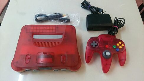 Nintendo 64 System - Video Game Console - Clear Red Limited in Saudi Arabia