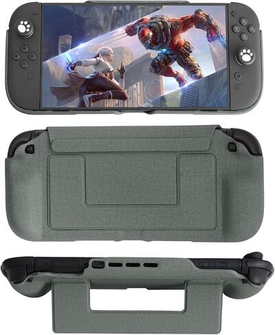 Switch 2 Cover Protective Case, Detachable Magnetic Shell, 360 ° All-Around Protection, with a Protective Shell with Built-in Ergonomic Grip, Suitable for Nintendo Switch 2 Model 2025, Black in Saudi Arabia