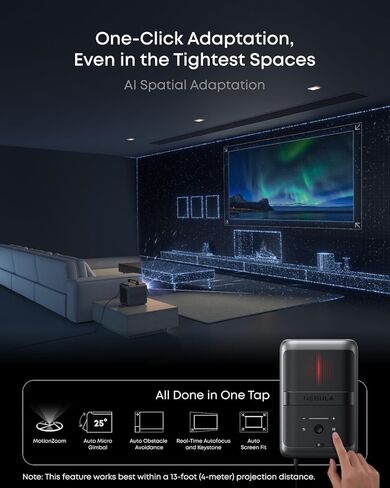 NEBULA X1 Projector with Wireless Satellite Speaker in Saudi Arabia