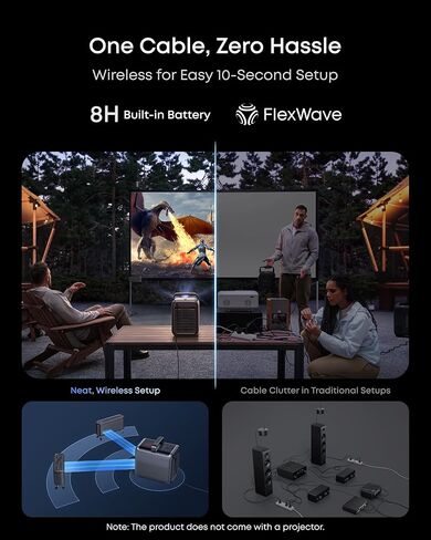 NEBULA X1 Projector with Wireless Satellite Speaker in Saudi Arabia