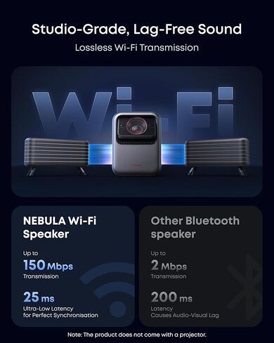NEBULA X1 Projector with Wireless Satellite Speaker in Saudi Arabia