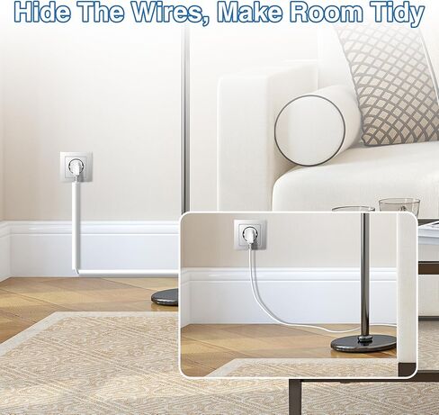 Cord Hider,White Cord Covers for Wires On Wall,TV Wire Hider,Silicone Self-Adhesive Cable Raceway for Powers Cords Management,1.1 * 0.47Inch, Length 39 Inch in Saudi Arabia
