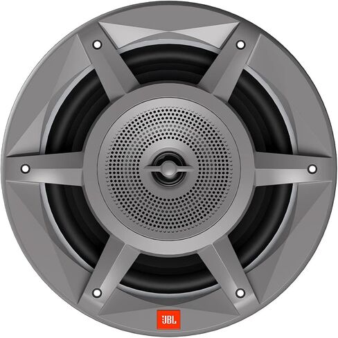 JBL — 8 بوصات (200 ملم) StadiumMarine ثلاثي الاتجاهات قابل للتحويل مع 200 واط RMS، و500 واط من الطاقة القصوى، ومكبر صوت Plus One™ من مادة البولي بروبيلين ومخاريط متوسطة المدى، تصنيف IPX3 (IPX5 من الأمام) (حماية مستوى نفاث الماء) in Saudi Arabia