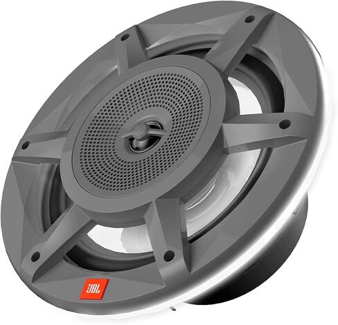 JBL — 8 بوصات (200 ملم) StadiumMarine ثلاثي الاتجاهات قابل للتحويل مع 200 واط RMS، و500 واط من الطاقة القصوى، ومكبر صوت Plus One™ من مادة البولي بروبيلين ومخاريط متوسطة المدى، تصنيف IPX3 (IPX5 من الأمام) (حماية مستوى نفاث الماء) in Saudi Arabia