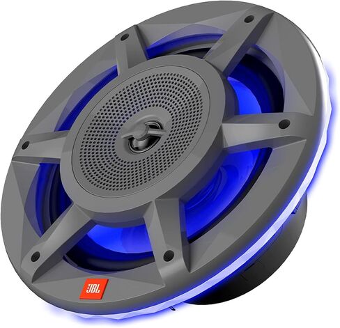 JBL — 8 بوصات (200 ملم) StadiumMarine ثلاثي الاتجاهات قابل للتحويل مع 200 واط RMS، و500 واط من الطاقة القصوى، ومكبر صوت Plus One™ من مادة البولي بروبيلين ومخاريط متوسطة المدى، تصنيف IPX3 (IPX5 من الأمام) (حماية مستوى نفاث الماء) in Saudi Arabia