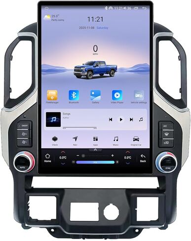 راديو ستيريو للسيارة Android 14 لسيارة GMC Sierra شيفروليه سيلفرادو 2019 2020 2021 2022 2023 Wirless Carplay/Android Auto 15.6 بوصة وحدة رئيسية شاشة لمس طراز تسلا IPS مع ملاحة GPS بلوتوث واي فاي in Kuwait