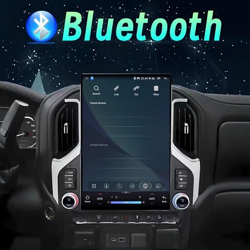 راديو ستيريو للسيارة Android 14 لسيارة GMC Sierra شيفروليه سيلفرادو 2019 2020 2021 2022 2023 Wirless Carplay/Android Auto 15.6 بوصة وحدة رئيسية شاشة لمس طراز تسلا IPS مع ملاحة GPS بلوتوث واي فاي in Kuwait