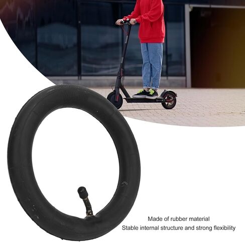 8x2.0‑5 Inner Tube Replacement, Butyl Rubber Inner Wheels Tire Tube with Bent 45 Degree Valve for Wheelbarrow, Electric Gas Scooter, Trolley, Mini Pocket Bike,s, Mower, Tractor, Garden cart, Dolly in Kuwait