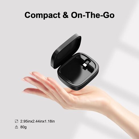 Wireless Charging Case for Oura Ring Gen 4 & 3 Charger, 1000mAh Portable Travel Power Station Fits All-Sized Oura Ring 4 & 3, 30-Day Runtime (Official Charger NOT Included) in Saudi Arabia
