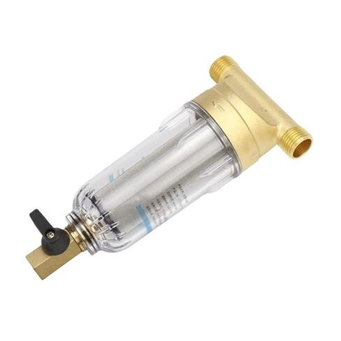 Water Filters Front Purifier Copper Lead Pre-Filter Backwash Remove Rust Contaminant Sediment Pipe Stainless Steel Central(1 inch SJT (Blue)) in Saudi Arabia