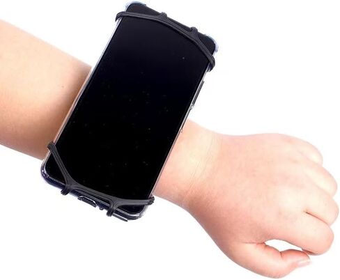Wristband Phone Holder, Universal Cell Phone Armband for Running Walking 360° Rotation Forearm Wrist Workout Sports Arm Band Fits Samsung Galaxy A16 A15 A14 A13 A03s iPhone 16e 16 15 14 13 12 Pro Max in Saudi Arabia