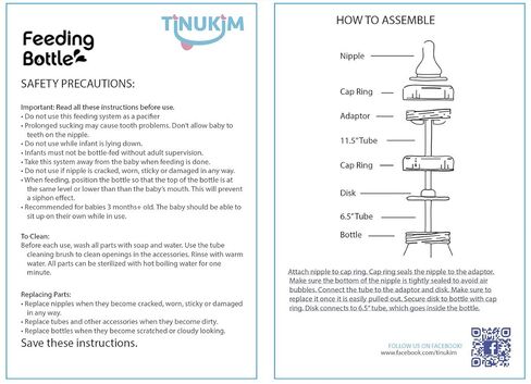 زجاجة رضاعة ذاتية التغذية للأطفال سعة 9 أونصة من آيفيد مع أنبوب - نظام رضاعة مضاد للمغص بدون استخدام اليدين، وردي - عبوتان in Kuwait