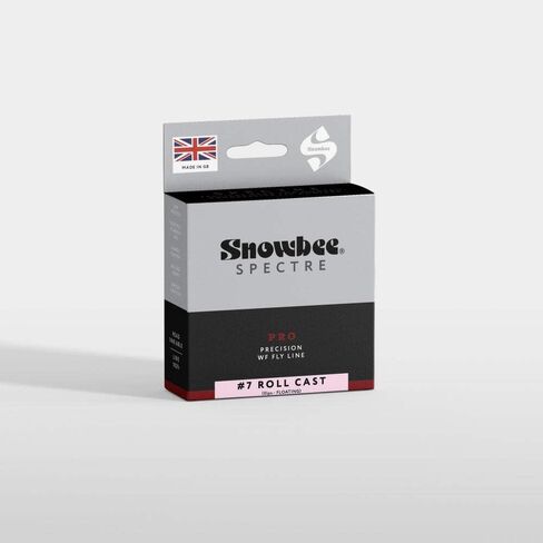 Snowbee Spectre Pro Roll Cast Single Spey Floating Fly Line – WF Profile, Full Float, Ideal for Bank Fishing & Restricted Backcasts, #6–#8 Coral/Deep Red, 102 ft in Saudi Arabia