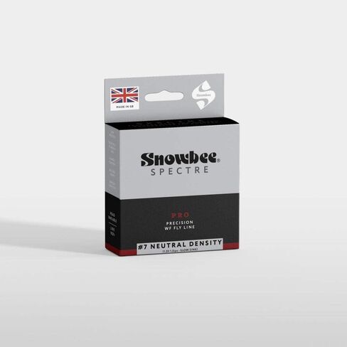 Snowbee Spectre Pro Neutral Density Fly Line – WF Profile, Slow Sink 1.25–1.5 IPS, for Nymphing, Lures and Washing Line, #6–#8 Light Grey/Deep Red, 102 ft in Saudi Arabia
