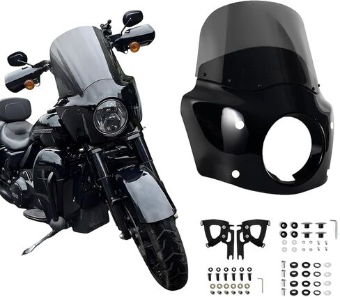 Motorcycle Fairing with 13in Smoke Windshield for Harley Road King FLHR 1994-2023 FLHRXS 2017-2025 in Saudi Arabia