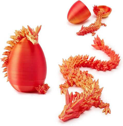 3D Printed Gragon Egg Statue, Suitable for Home Decoration Ornaments on Walls and Desktops, Gifts for Halloween, Christmas, and Holiday Parties in Saudi Arabia