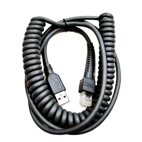 USB 2.0 to RJ50 Scanner Cable Spring Wire for Scanner to PC(2.5m) in Saudi Arabia