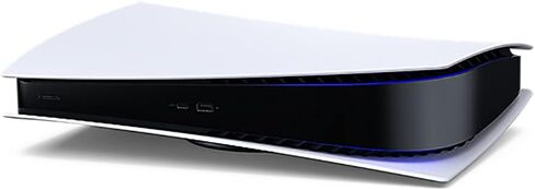 وحدة تحكم ألعاب PS5 للإصدار الرقمي من سوني بلاي ستيشن 5، ذاكرة GDDR6 سعة 16 جيجابايت، محرك أقراص SSD سعة 825 جيجابايت، واي فاي 6، بلوتوث 5.1، إيثرنت، مخرج 120 هرتز 8K in Saudi Arabia