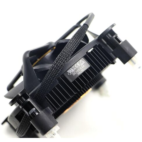 مبدد حراري من الألومنيوم النحاسي متوافق مع مروحة تبريد وحدة المعالجة المركزية Intel LGA1200/1151/1150/1155/1156 لـ i3-11100、i3-11100F، i5-11400、i5-11400F 10/11th Gen Alder Lake CPU (حتى 65 وات) in Kuwait