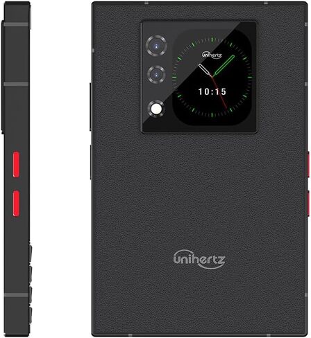 Unihertz Titan 2 أحدث لوحة مفاتيح مادية 5G QWERTY 5G هاتف ذكي Android 15 شاشة مزدوجة 5050 مللي أمبير في الساعة سعة بطارية كبيرة 12+512 جيجابايت ذاكرة متوافقة مع T-Mobile وVerizon وAT&T فقط in Saudi Arabia