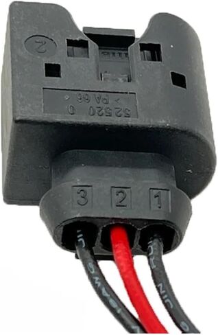 Automotive Electrical connectors 3Pin Auto Kostal Injector pl;/UG ABS Crankshaft Sen/;SOR Electronic Connector Wiring Harness Fit Compatible 09441391 50290970(1Pc) in Saudi Arabia