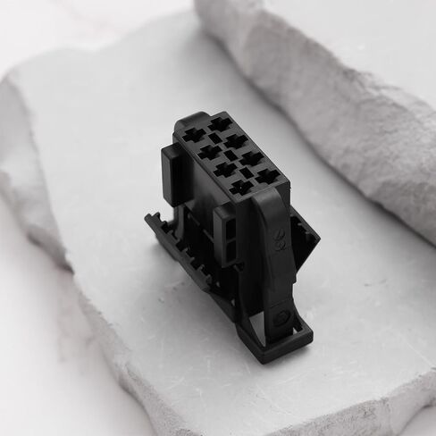 2 Set 8-Pin Connector Plug 3B0972724 with Micro Timer Terminals for Electrical System Compatible with Audi Compatible with VW in Saudi Arabia
