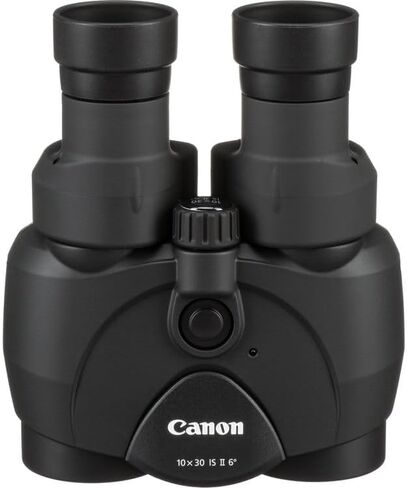 Canon 10x30 عبارة عن حزمة مناظير مثبتة للصور من النوع II | تكبير 10x مع تثبيت الصورة البصرية، بصريات حادة وتصميم خفيف الوزن | للسفر ومراقبة الطيور (9525B002) + الحزام + المزيد in Kuwait