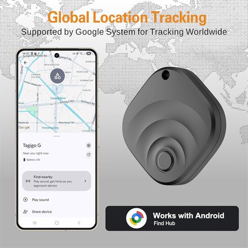 2026 جهاز تعقب Android Air Tracker 4 Pack، جهاز تعقب بلوتوث لهواتف Android، متوافق مع جهاز Google Find Hub، محدد موقع العناصر للمفاتيح، الأمتعة، حقيبة الظهر، السفر in Kuwait