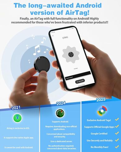 Air Tags for Android,Air Tags-4 Pack Android,Air Tracker Tags with 6 Case,2 Year Battery Life,Google Find Trackers for Google'S Find Hub App,IP65 Waterproof Luggage Air Tracker Tag for Keys in Saudi Arabia