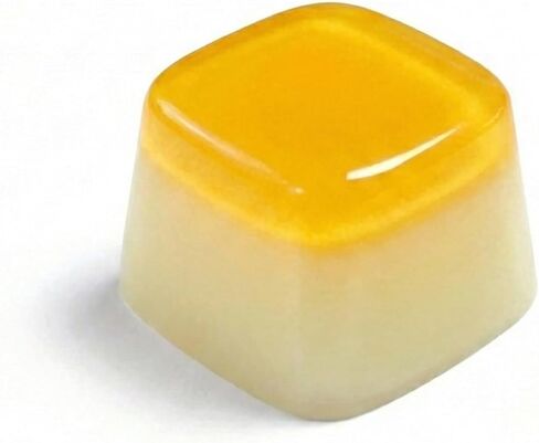 Jelly Artisan Keycap (Caramel Brown) - Retro Coffee Style Glazed Resin Keycap for Mechanical Keyboard - Vintage Amber Pudding Custom Key Cap, Warm Cozy Desk Setup Decor in Saudi Arabia