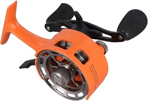 3.2:1 Gear Ratio Ice Fishing Reel with 3+1 Ball Bearings and Drop System, Compatible with 0.285mm Line, 101mm Size, ABS+Metal Construction in Saudi Arabia