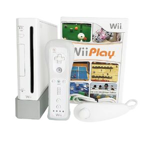 Wii Console Bundle with Wii Play Game (1 Player) -Smart TV Ready (Renewed) in Kuwait