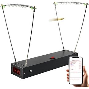 RQG Upgrade WiFi Chronograph, Precision Ballistic Chronograph for Rifle Shooting, Hunting Slingshot, Airsoft, Archery Bow, Paintball Acceleration Velocity Speed Chronograph, MPS/FPS & Joules Readings in Kuwait