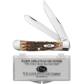 Case XX WR Pocket Knife Trapper Kentucky Bluegrass Jig Bone رقم الصنف 22760 - (6254 SS) - الطول مغلق: 4 1/8 بوصة in Kuwait