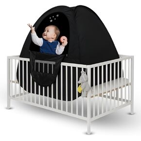 Baby Sleep Tent – Breathable Blackout Cover for Pack N Play, Mini Cribs & Travel Sleep Pod, Easy pop up Setup for Toddlers and Babies in Saudi Arabia