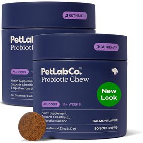 PetLab Co. Probiotic Chews, 30 Soft Chews, 2-Pack, Salmon in Saudi Arabia