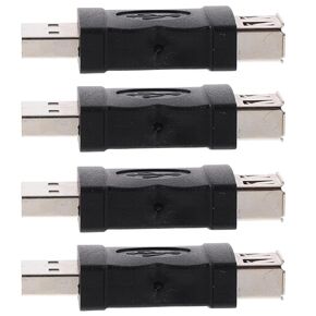4 قطع محولات USB دبوس أنثى إلى ذكر جاك تصميم مدمج خفيف الوزن لا حاجة إلى برنامج تشغيل متوافق مع أجهزة متعددة للنقل in Kuwait