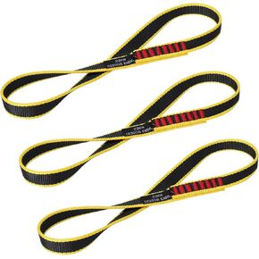 حبل تسلق نايلون 18 مم - 23KN CE2008/EN566 أشرطة حزام معتمدة لتسلق الصخور والهبوط بالحبل وتزوير الأرجوحة وأرجوحة اليوغا in Kuwait