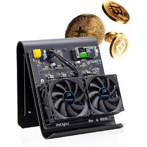 جهاز تعدين NerdOctaxe Gamma 9.6 TH/s Bitcoin ASIC - جهاز تعدين منزلي مفتوح المصدر مزود بـ BM1370 وWi-Fi وUSB-C ومجموعة كاملة ومصدر طاقة وحامل in Kuwait