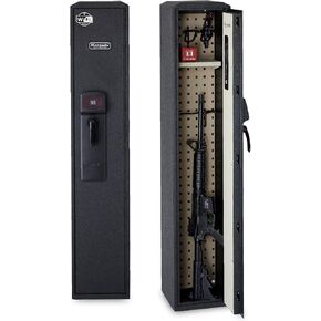 Hornady Rapid Safe Compact Ready Vault مع WiFi - احتفظ بأمان بعلامات التبويب على سلامتك باستخدام هاتفك الذكي - تقنية RFID للوصول الحر باللمس وغطاء فولاذي شديد التحمل لحماية الأشياء الثمينة، 98196WIFI in Kuwait